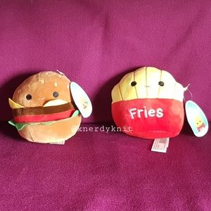 5"Carl Burger and Floyd Fries Squishmallow Pair